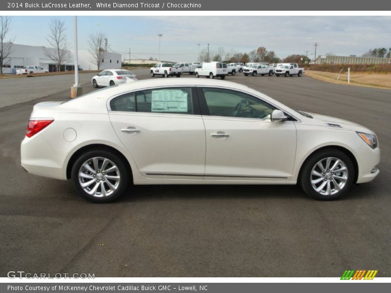 White Diamond Tricoat / Choccachino 2014 Buick LaCrosse Leather