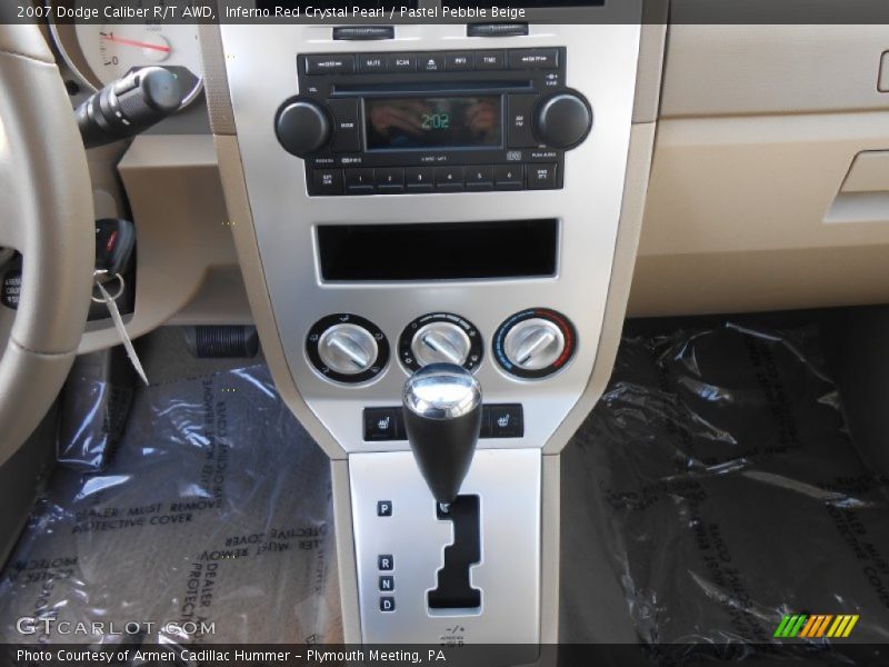 Inferno Red Crystal Pearl / Pastel Pebble Beige 2007 Dodge Caliber R/T AWD