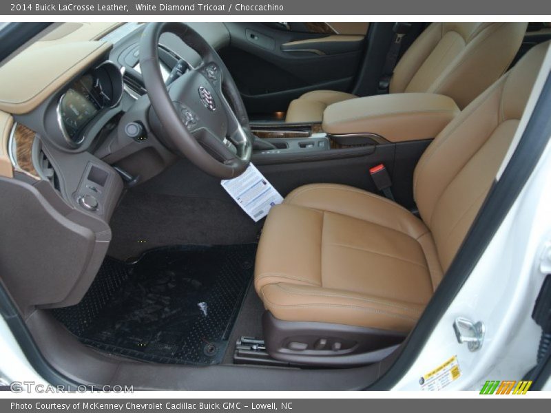 White Diamond Tricoat / Choccachino 2014 Buick LaCrosse Leather