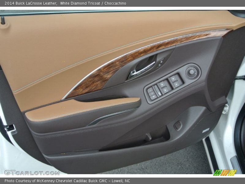 White Diamond Tricoat / Choccachino 2014 Buick LaCrosse Leather