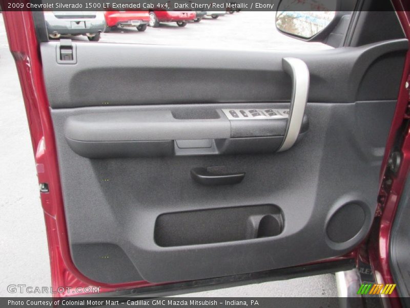 Dark Cherry Red Metallic / Ebony 2009 Chevrolet Silverado 1500 LT Extended Cab 4x4
