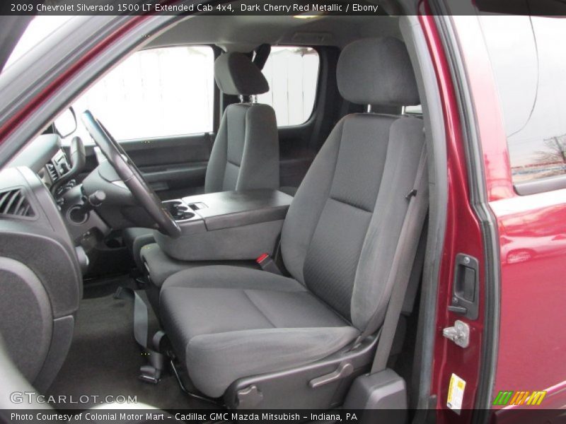 Dark Cherry Red Metallic / Ebony 2009 Chevrolet Silverado 1500 LT Extended Cab 4x4