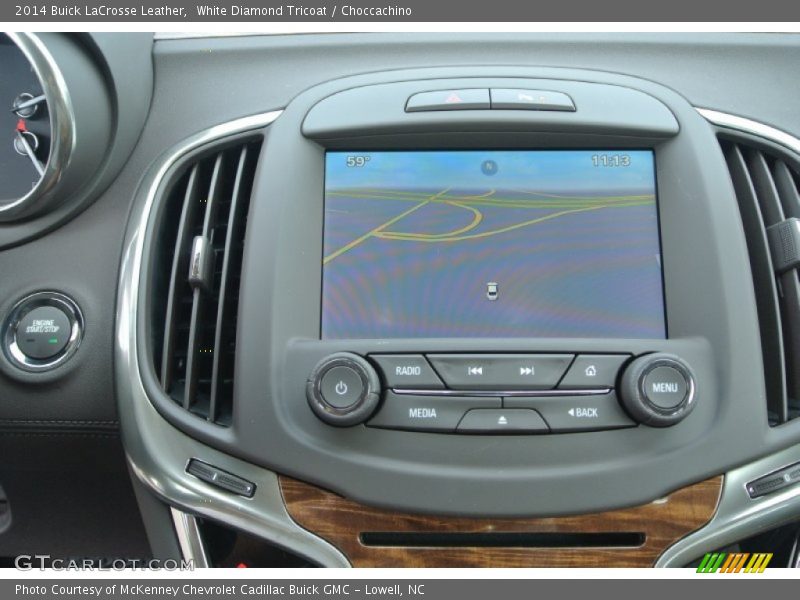 White Diamond Tricoat / Choccachino 2014 Buick LaCrosse Leather
