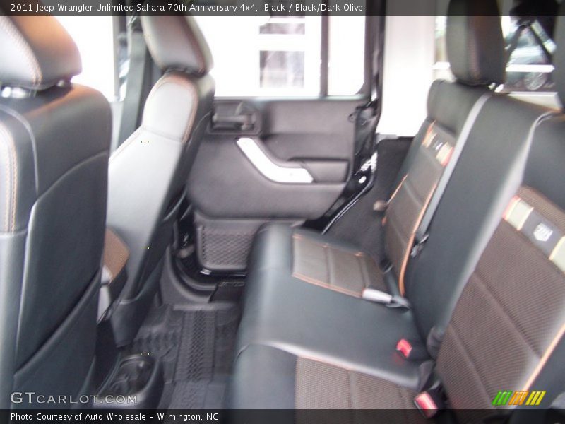 Black / Black/Dark Olive 2011 Jeep Wrangler Unlimited Sahara 70th Anniversary 4x4