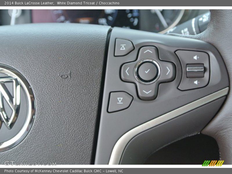 White Diamond Tricoat / Choccachino 2014 Buick LaCrosse Leather