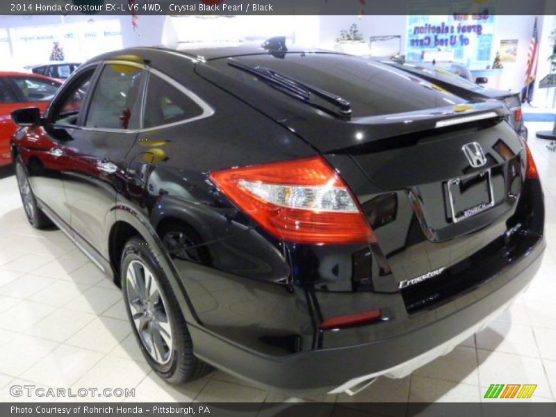 Crystal Black Pearl / Black 2014 Honda Crosstour EX-L V6 4WD