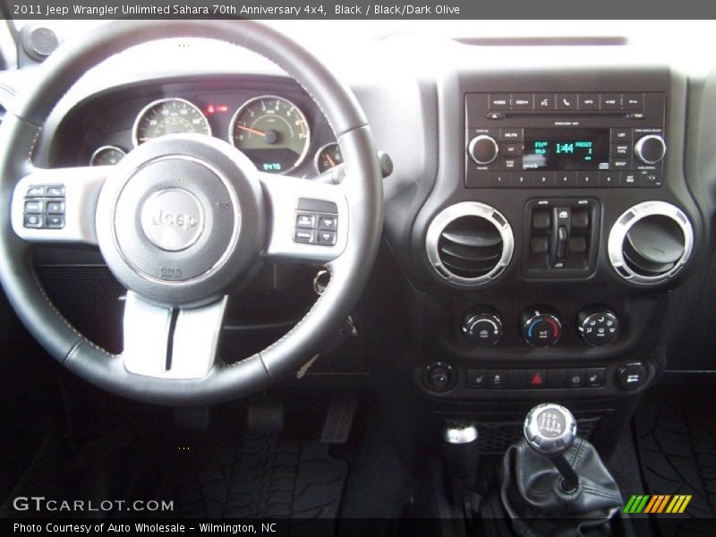 Black / Black/Dark Olive 2011 Jeep Wrangler Unlimited Sahara 70th Anniversary 4x4