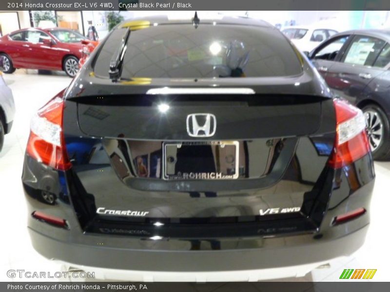 Crystal Black Pearl / Black 2014 Honda Crosstour EX-L V6 4WD