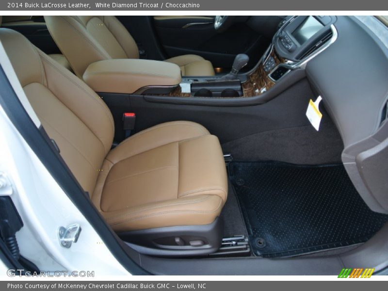 White Diamond Tricoat / Choccachino 2014 Buick LaCrosse Leather