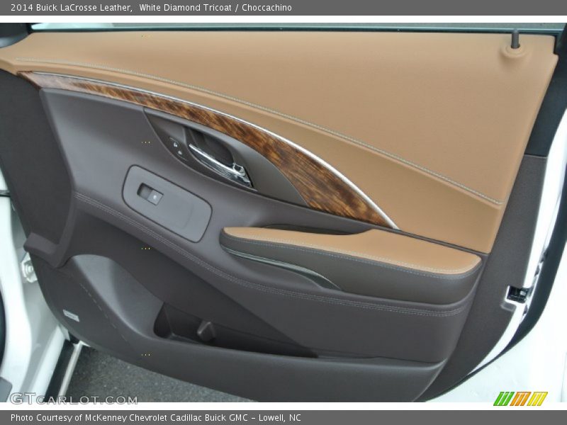 White Diamond Tricoat / Choccachino 2014 Buick LaCrosse Leather
