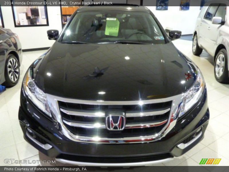 Crystal Black Pearl / Black 2014 Honda Crosstour EX-L V6 4WD