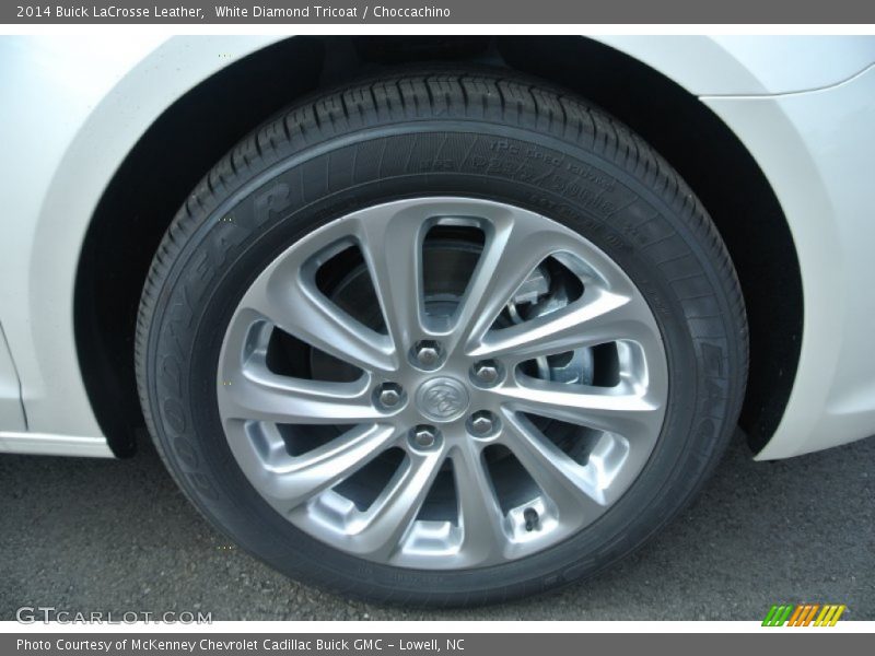 White Diamond Tricoat / Choccachino 2014 Buick LaCrosse Leather