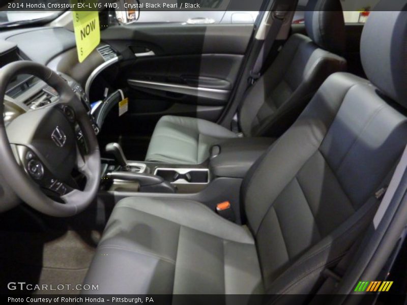 Front Seat of 2014 Crosstour EX-L V6 4WD
