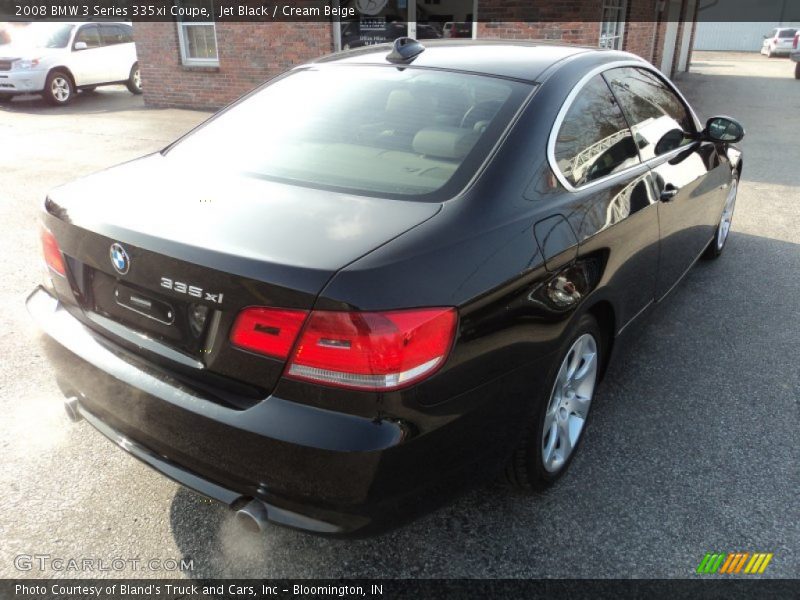 Jet Black / Cream Beige 2008 BMW 3 Series 335xi Coupe