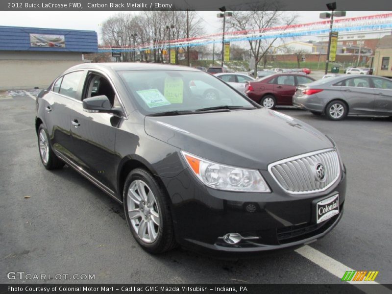 Carbon Black Metallic / Ebony 2012 Buick LaCrosse FWD