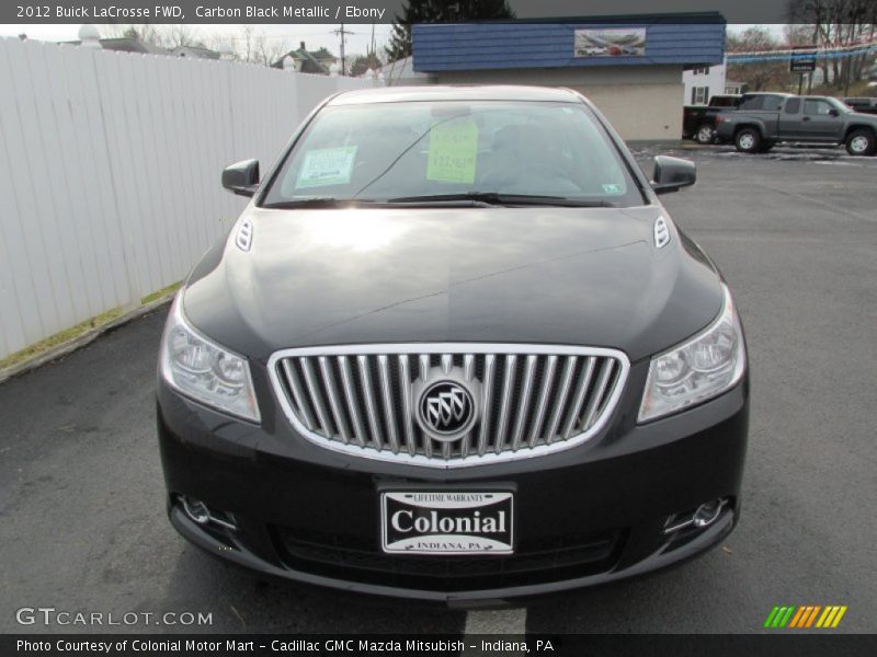 Carbon Black Metallic / Ebony 2012 Buick LaCrosse FWD
