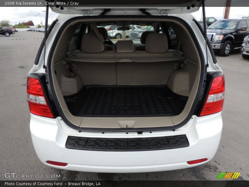Clear White / Gray 2008 Kia Sorento LX