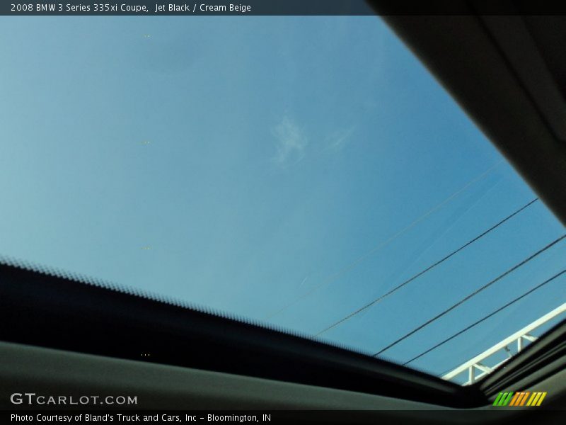 Jet Black / Cream Beige 2008 BMW 3 Series 335xi Coupe
