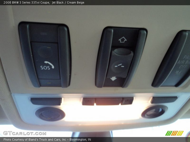 Jet Black / Cream Beige 2008 BMW 3 Series 335xi Coupe
