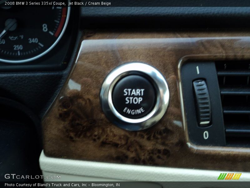 Jet Black / Cream Beige 2008 BMW 3 Series 335xi Coupe