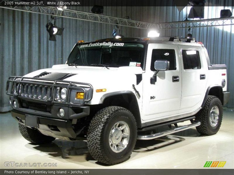 White / Ebony Black 2005 Hummer H2 SUT