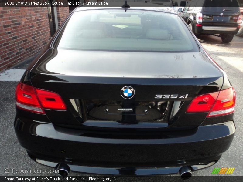 Jet Black / Cream Beige 2008 BMW 3 Series 335xi Coupe
