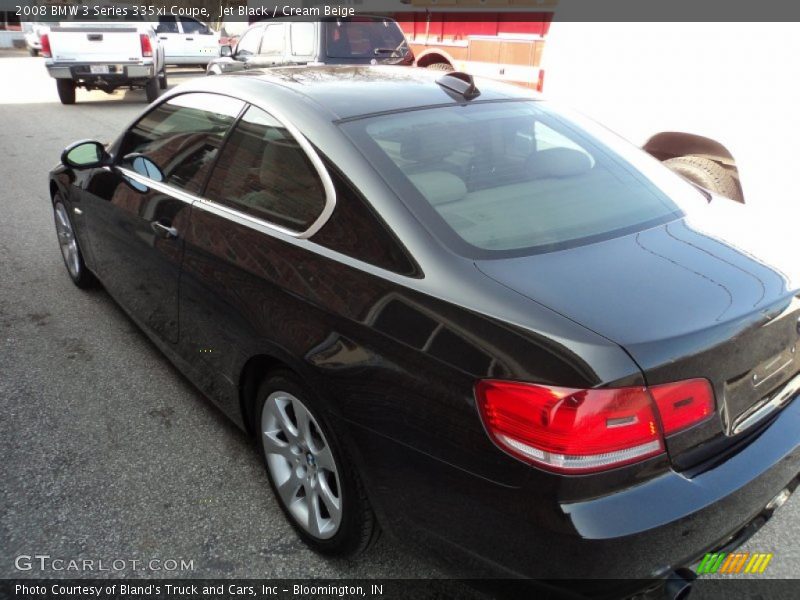 Jet Black / Cream Beige 2008 BMW 3 Series 335xi Coupe