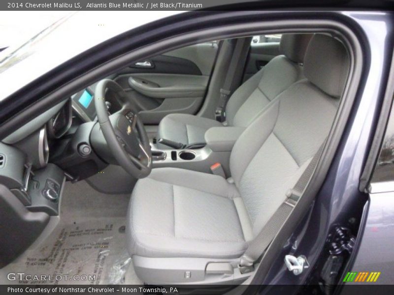 Atlantis Blue Metallic / Jet Black/Titanium 2014 Chevrolet Malibu LS