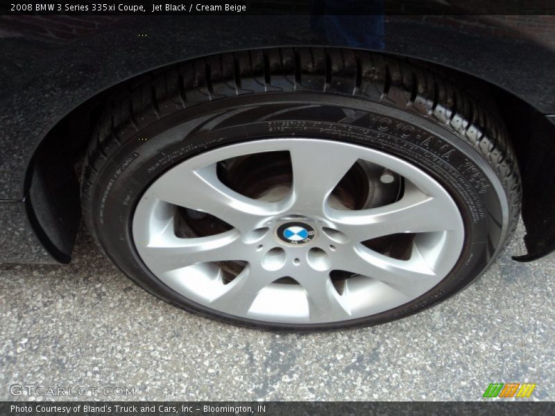 Jet Black / Cream Beige 2008 BMW 3 Series 335xi Coupe