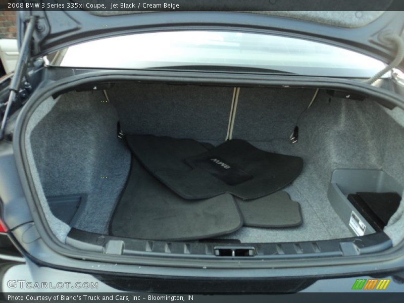 Jet Black / Cream Beige 2008 BMW 3 Series 335xi Coupe