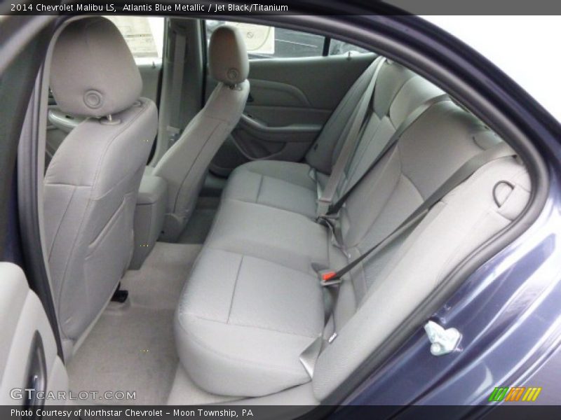 Atlantis Blue Metallic / Jet Black/Titanium 2014 Chevrolet Malibu LS