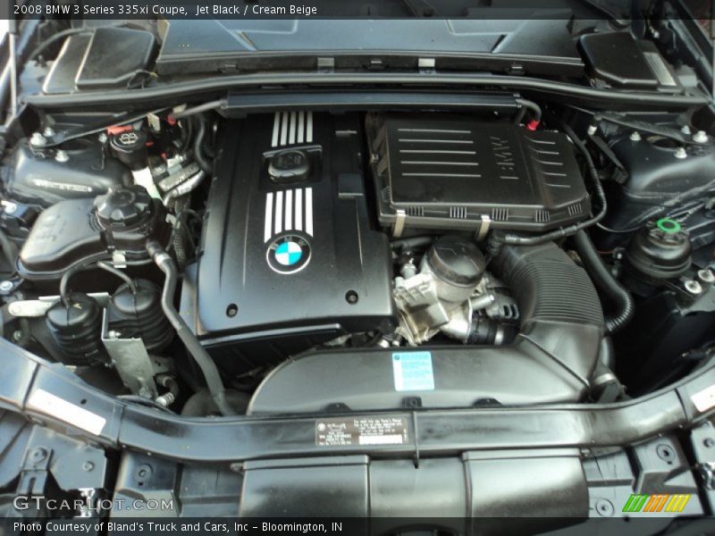 Jet Black / Cream Beige 2008 BMW 3 Series 335xi Coupe