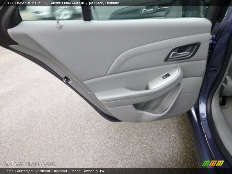 Atlantis Blue Metallic / Jet Black/Titanium 2014 Chevrolet Malibu LS