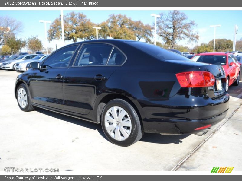 Black / Titan Black 2012 Volkswagen Jetta SE Sedan
