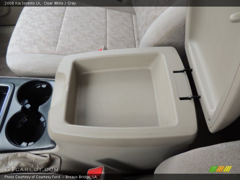 Clear White / Gray 2008 Kia Sorento LX