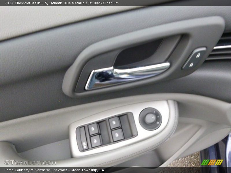 Atlantis Blue Metallic / Jet Black/Titanium 2014 Chevrolet Malibu LS