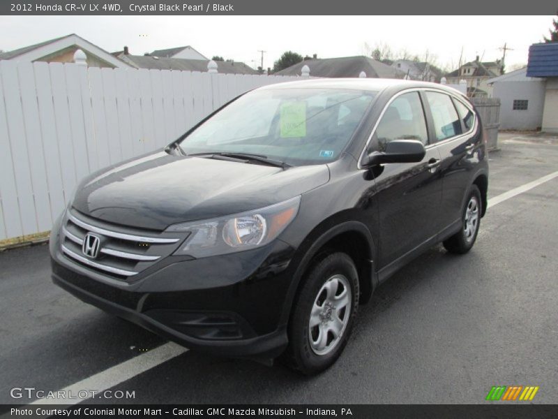 Crystal Black Pearl / Black 2012 Honda CR-V LX 4WD