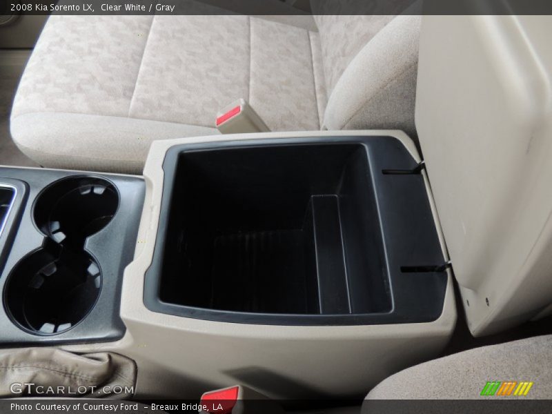 Clear White / Gray 2008 Kia Sorento LX