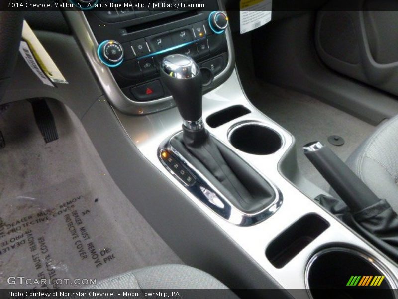 Atlantis Blue Metallic / Jet Black/Titanium 2014 Chevrolet Malibu LS