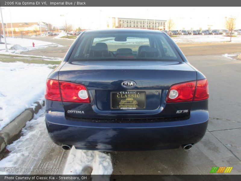 Imperial Blue / Black 2006 Kia Optima EX V6