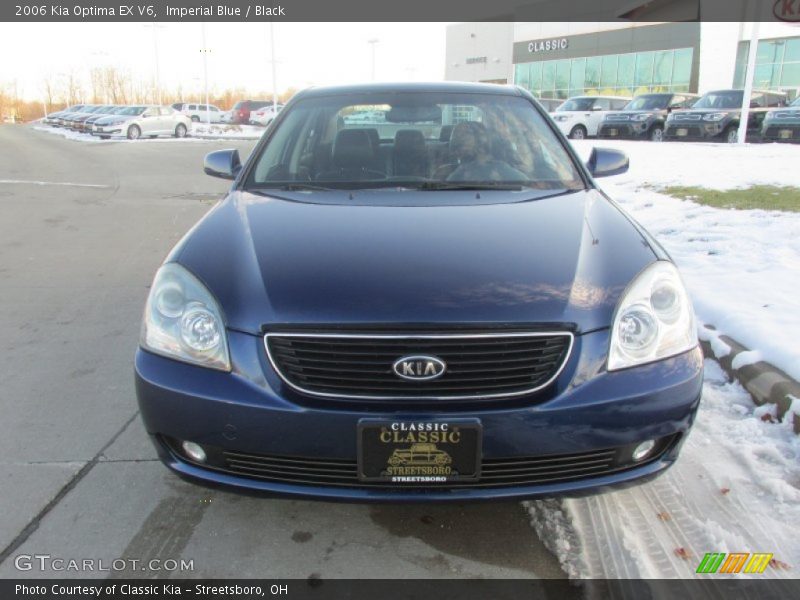 Imperial Blue / Black 2006 Kia Optima EX V6