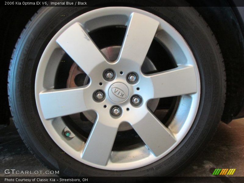 Imperial Blue / Black 2006 Kia Optima EX V6