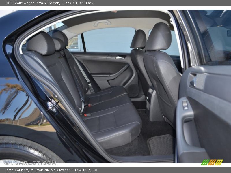 Black / Titan Black 2012 Volkswagen Jetta SE Sedan