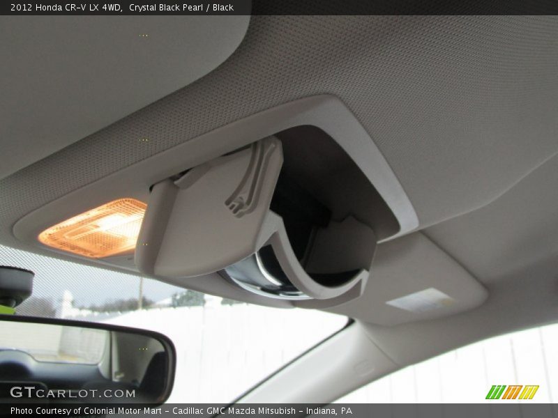 Crystal Black Pearl / Black 2012 Honda CR-V LX 4WD