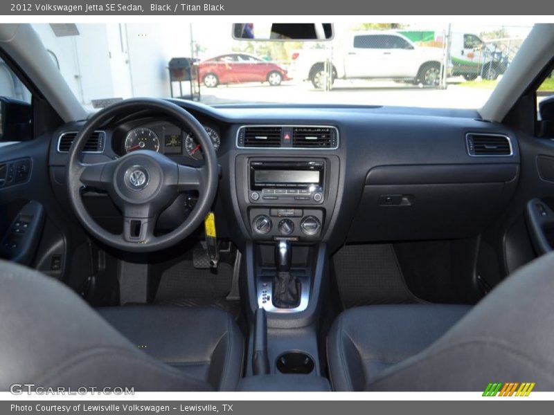 Black / Titan Black 2012 Volkswagen Jetta SE Sedan