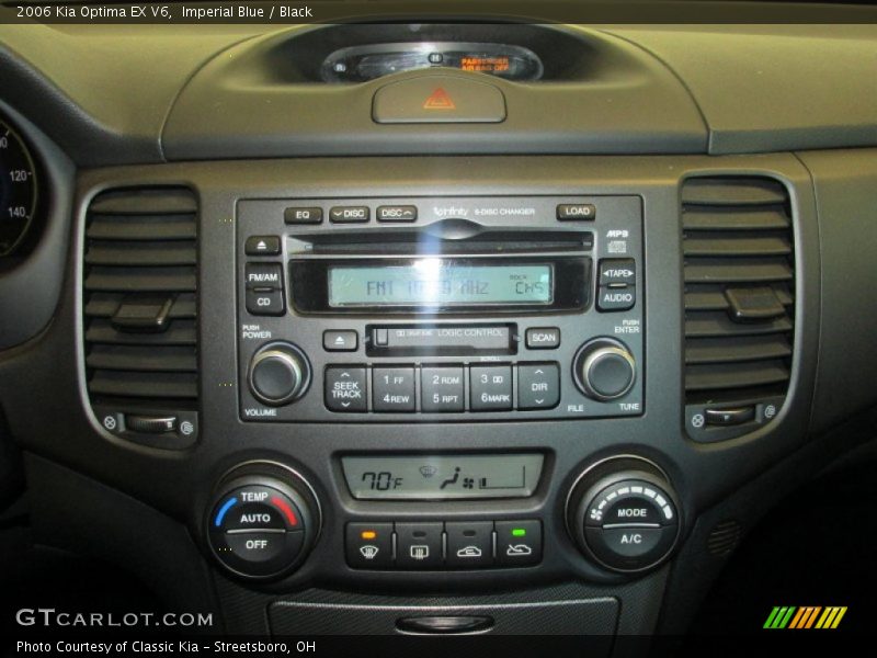Imperial Blue / Black 2006 Kia Optima EX V6