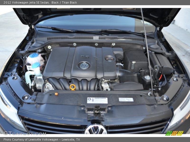 Black / Titan Black 2012 Volkswagen Jetta SE Sedan