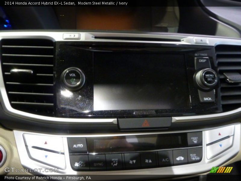 Modern Steel Metallic / Ivory 2014 Honda Accord Hybrid EX-L Sedan