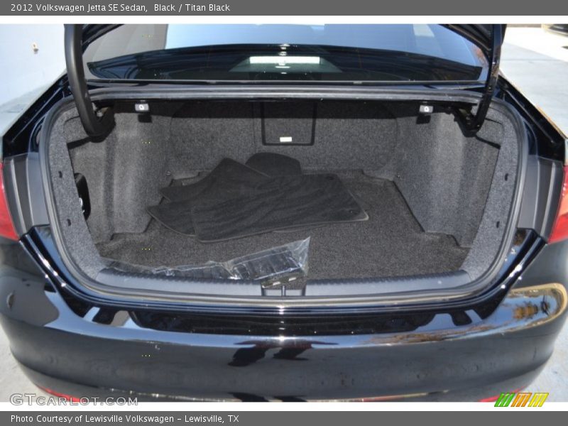 Black / Titan Black 2012 Volkswagen Jetta SE Sedan