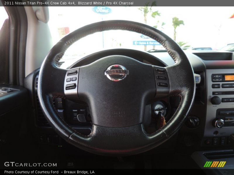 Blizzard White / Pro 4X Charcoal 2011 Nissan Titan Pro-4X Crew Cab 4x4